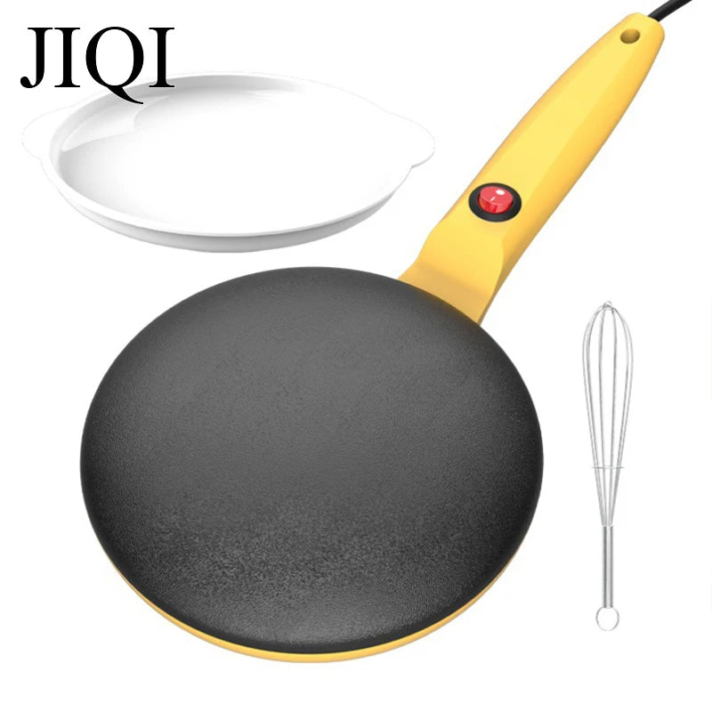 110V/220V Electric Crepe Maker Pie Baking Pan Non-stick Pancake Cooking Machine Chinese Spring Roll Pizza Griddle Cooker EU US
