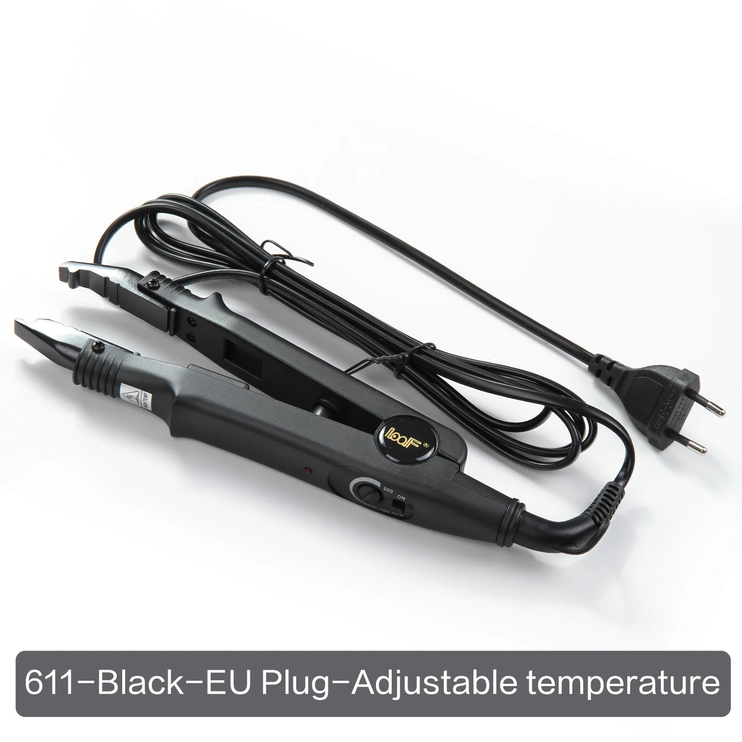 Loof Hair Extension Iron Professional Hair Styler Salon Model-Flash Keratin Bonding Tool Control/Constant Temperature EU/US Plug