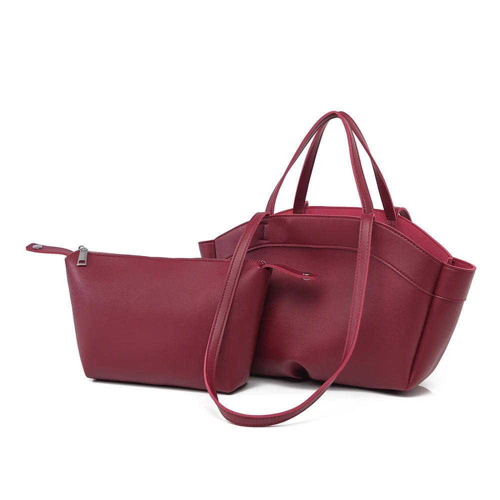 Premium Structured Tote Bag for Women – Elegant  Top Handle & Shoulder Strap, Luxury Leather Handbag for Work & Everyday