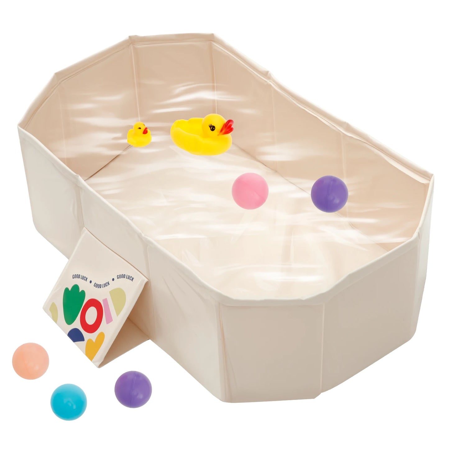 PVC Foldable Baby Bath for 0-4 years old baby and Pet Saving Toddler Infant Bathtub Sturdy Baby Tub for Newborn Home Laundry