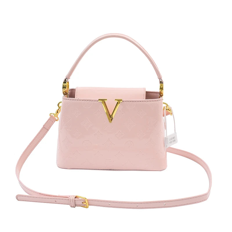 2026 Elegant Ladies Messenger Bag, High-Quality Leather Shoulder Bag For Women With Famous Designer Practical Style