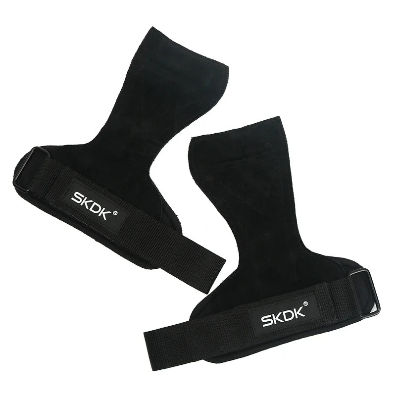 2Pcs Gym Gloves Fitness Hand Palm Protection Equipment Anti Slip Wear-resistant Wrist Wraps Hard Pull Weight Lifting Grip Pads