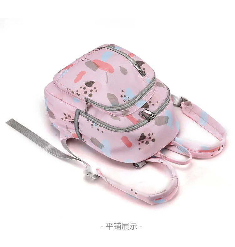 Fashion Mummy Travel Stroller Bag Large Capacity Mother Bag Carrying Pregnant Baby Nappy Backpack Activity Baby Diaper Backpack