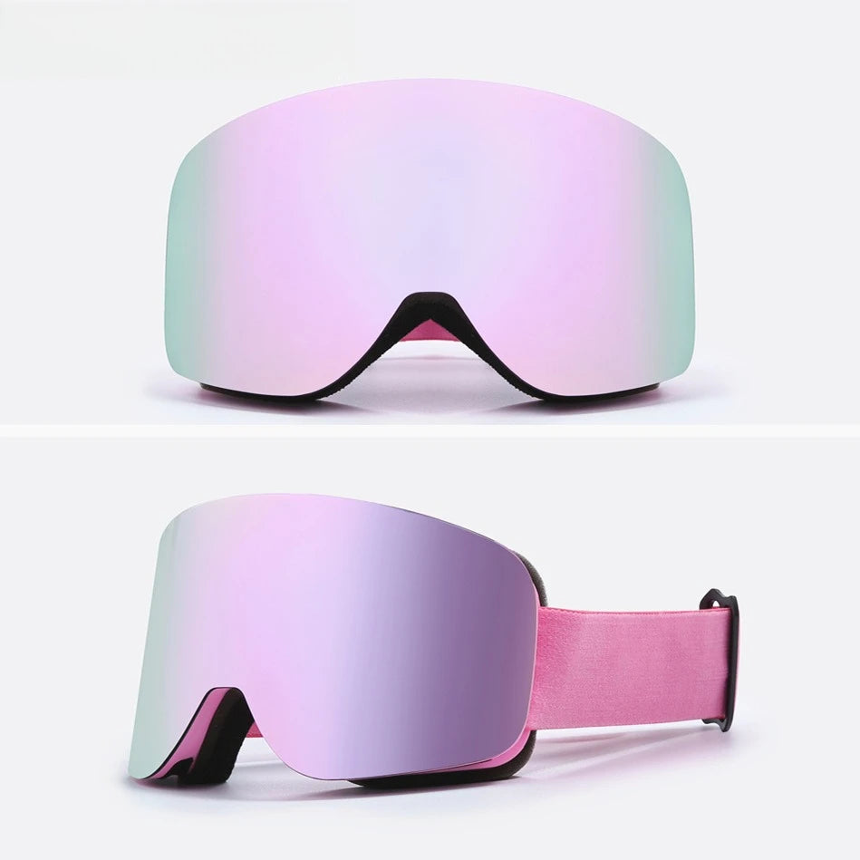 Double Layer UV400 Ski Goggles Anti-Fog Anti-UV UV400 REVO TPU Glasses Eyewear for Adult Skiing Outdoor Sports Snowboard Winter
