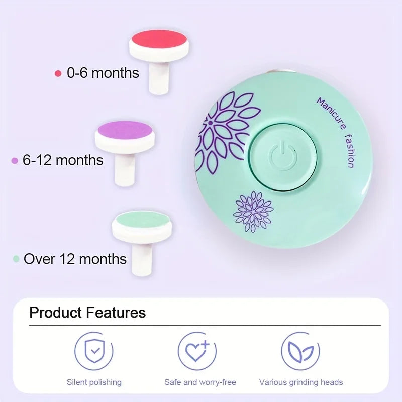 Electric Nail Trimmer, Baby and Children's Nail Sharpener, Baby Nail Pliers, Trimmer Scissors, Ladies' Baby Nail Sharpener