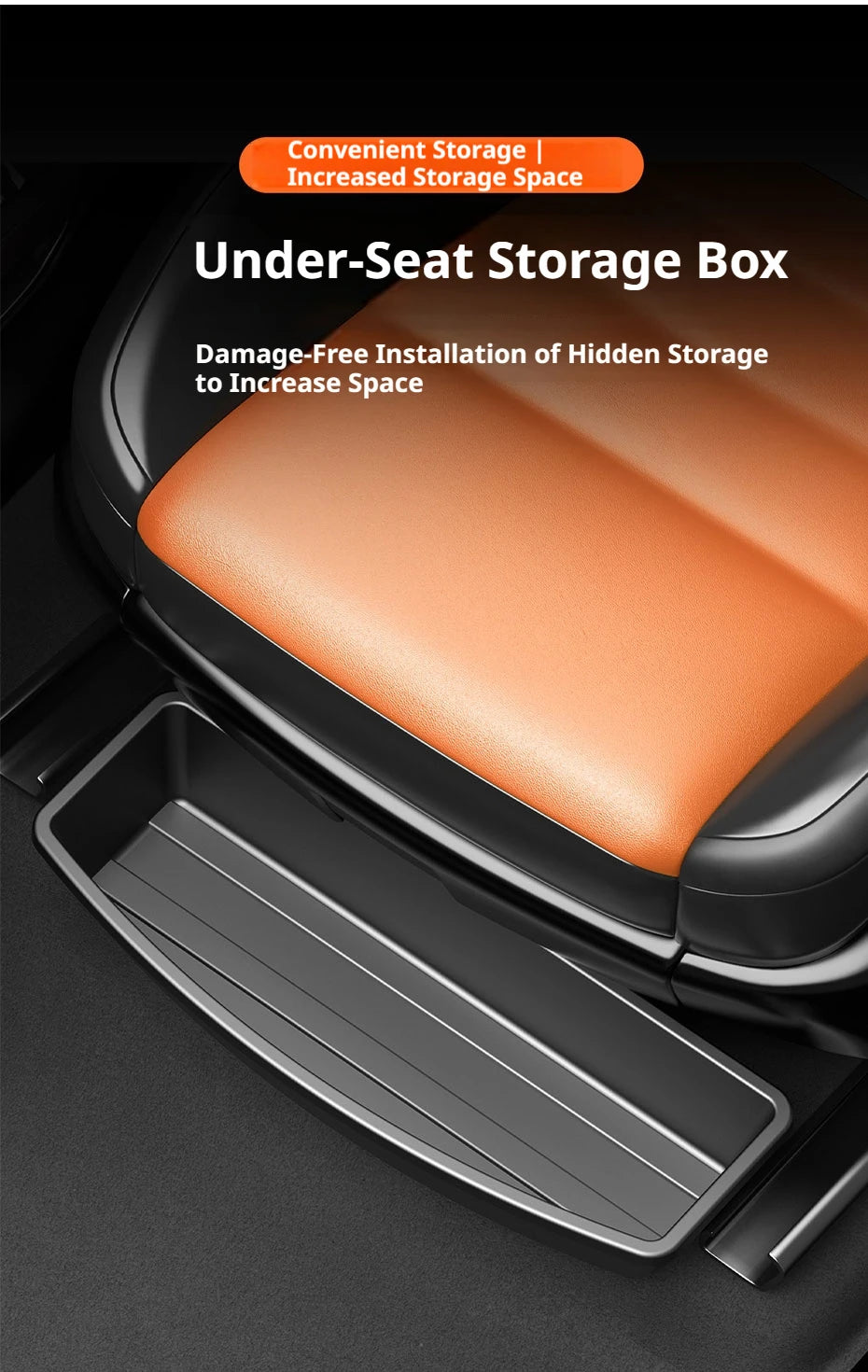 Car Seat Bottom Box For Baby Goods Storage Case Under Seats Organizer Box Babg Diaper Holder Kids Toys Collector Accessories