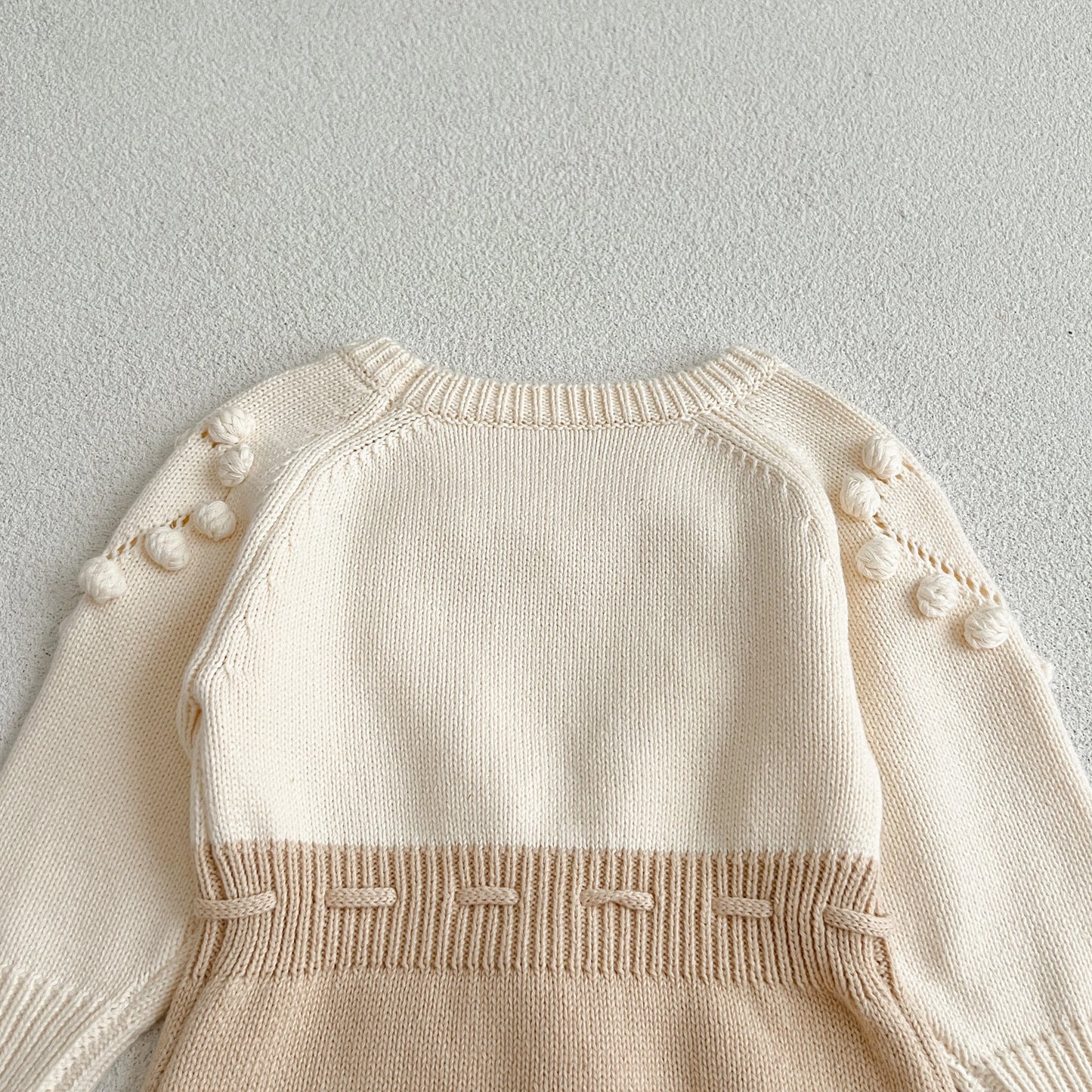 Autumn Lovely Heart Jumpsuit Infant Baby Girl Knitted Clothes Love Romper Bodysuit Outfit Spring Cotton Knitted Sweater Bodysuit