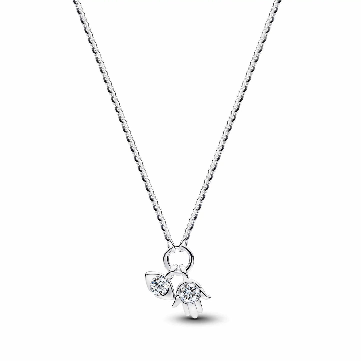 New 925 Sterling Silver Four Leaf Clover Flower Ear Stud Ring Pendant Bead fit DIY Women's Bracelets Necklaces Jewelry Gifts