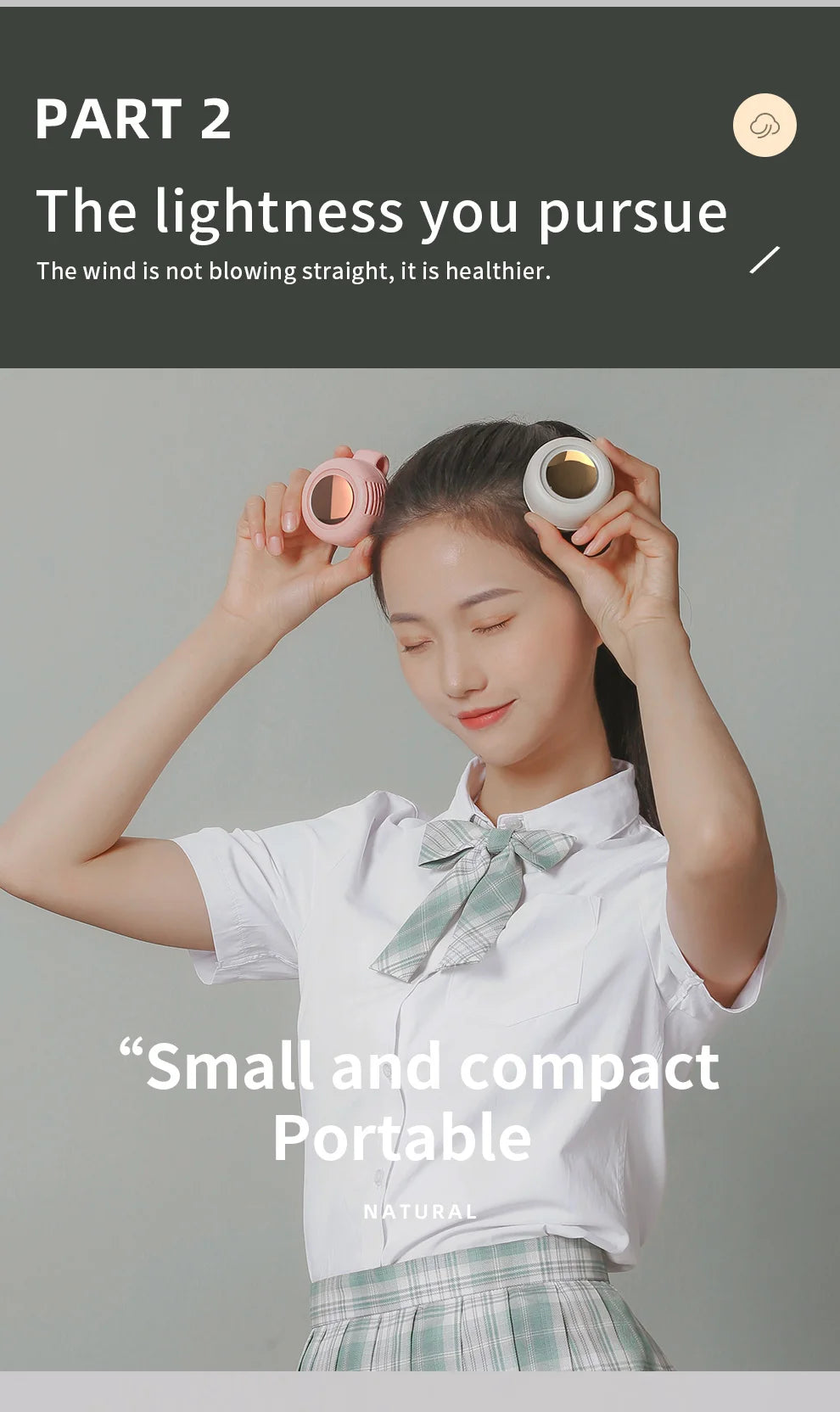 2026 Summer Clip-On Small Fan 360° Adjustable Lightweight And Portable Fan Suitable For Hands-Free Portable Fans When Going Out