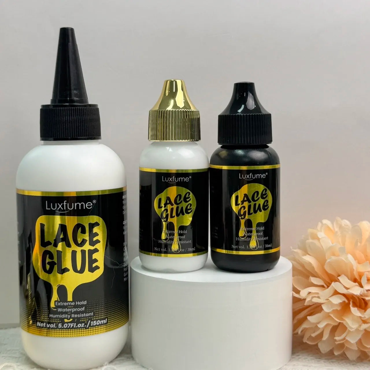 150ml/38 Ultra Hold Front Lace Wig Glue Waterproof Strong Bond Hair Adhesive for Lace Wig Hair System