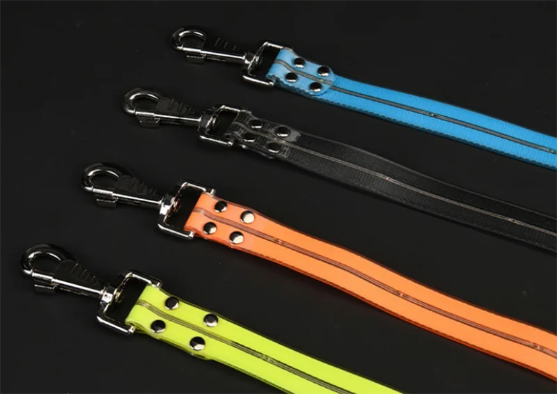 Pet Light-up Collar Leash LED Flashing Collar USB Charging Dog Walking Pulling Belt Adjustable Dog Collar Anti-Lost Pet Supplies