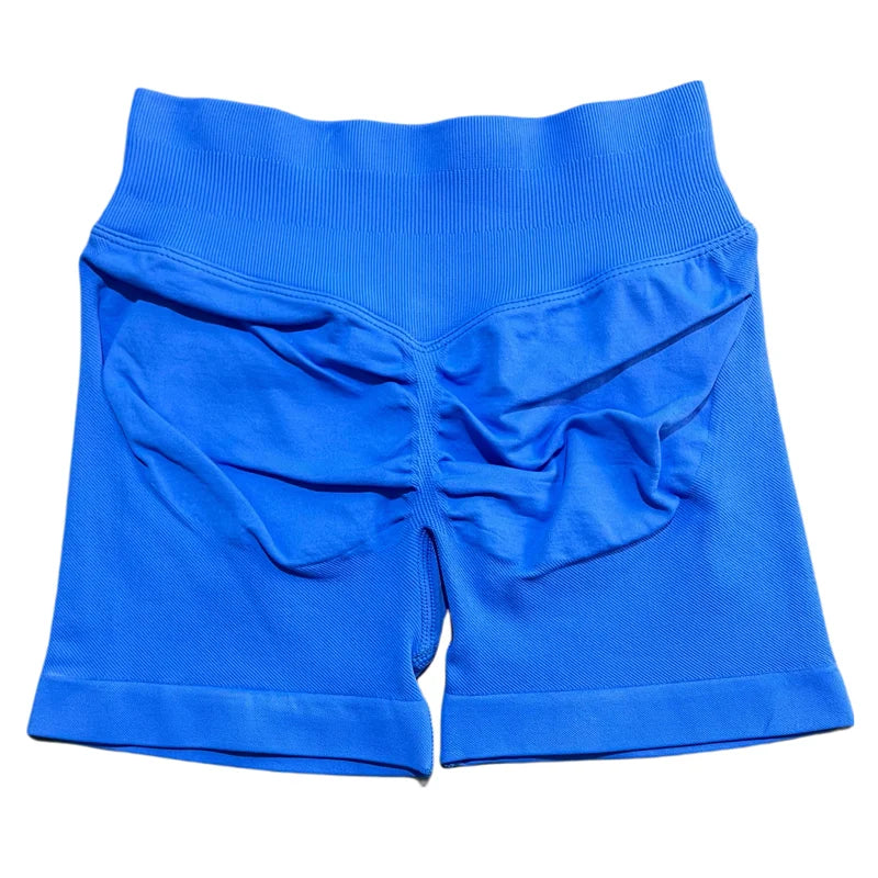 HISTELLO Sports Shorts 4.5‘’ High Waist Women Yoga Workout Shorts Seamless Leggings Stretch Fitness Sweatpants Gym Short