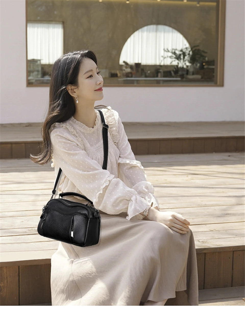 Luxury Women Handbags Designer Brand Leather Shoulder Bag Female Fashion Crossbody Bags for Women Clutch Purse Sac A Main