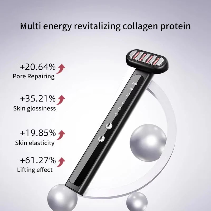 Beauty Eye Massager Device Red Light Facial Wand Eye Neck Massager Skin Tightening Anti Wrinkle SkinCare Beauty Anti Dark Circle