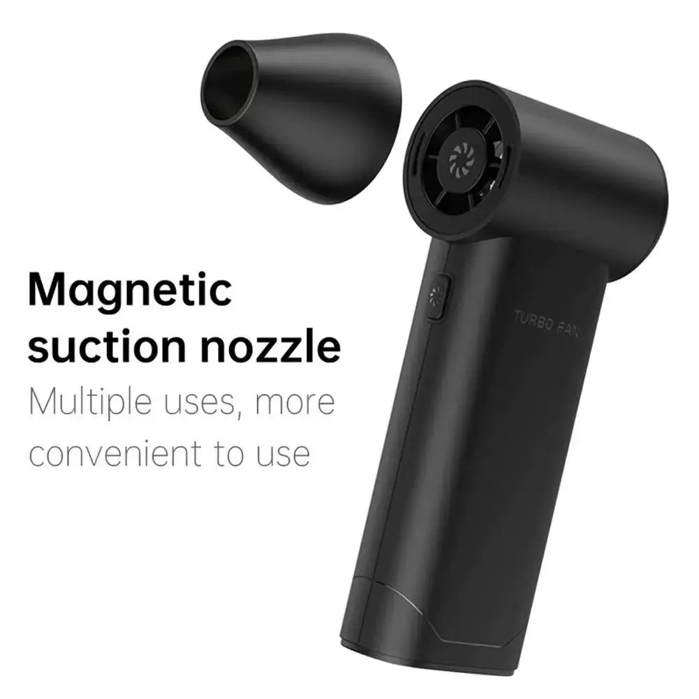 X5 Violent Fan 130000 RPM Electric Blower Violent Turbofan Tool For Household Outdoor Cleaning Handheld Fan