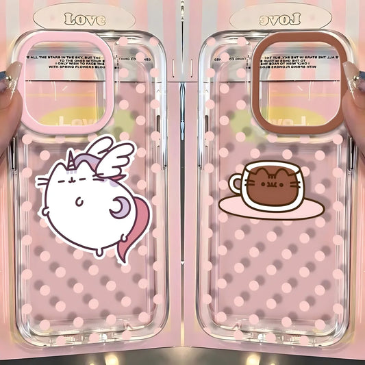 P-Pusheens Cat Phone Case for Xiaomi Mi 15T 15 14 13 12 11 10 10T 14T Poco M7 X6 F7 F5 F4 X7 X4 NFC Lite GT Pro Ultra 4G 5G