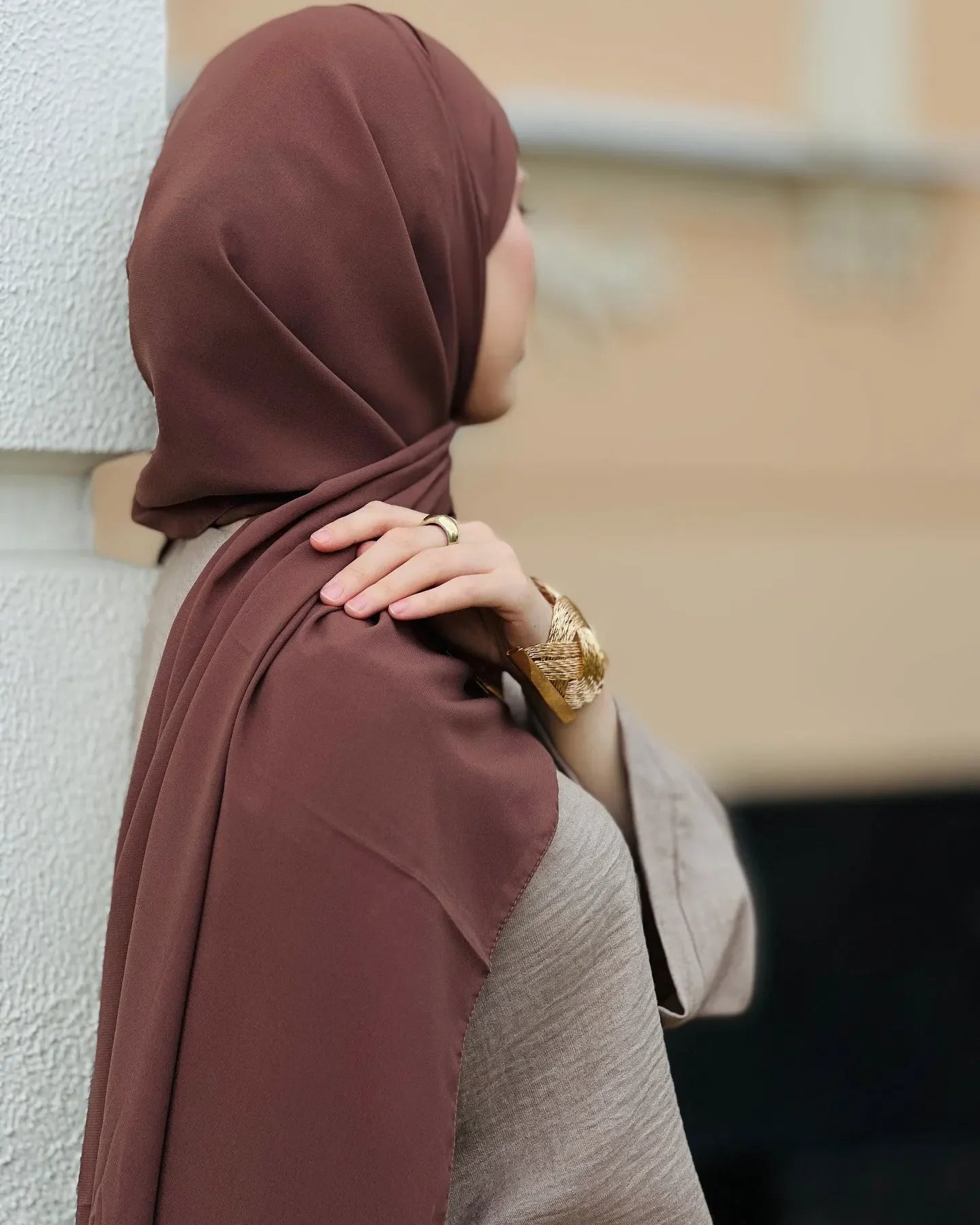 Cross-Border Muslim Women's Autumn Winter Dress Middle East Dubai Turkey Long Sleeve Midi Dress Modest Fashion Islamic Dress
