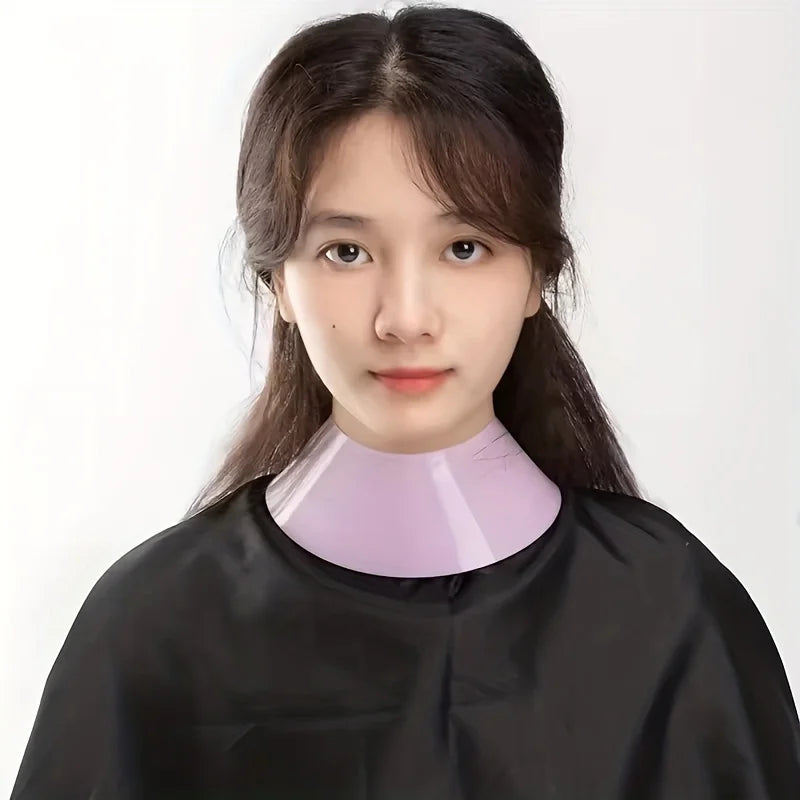 Adjustable Silicone Hairdressing Cape for Coloring & Chemical Treatments, Reusable Professional Salon Neck Protector