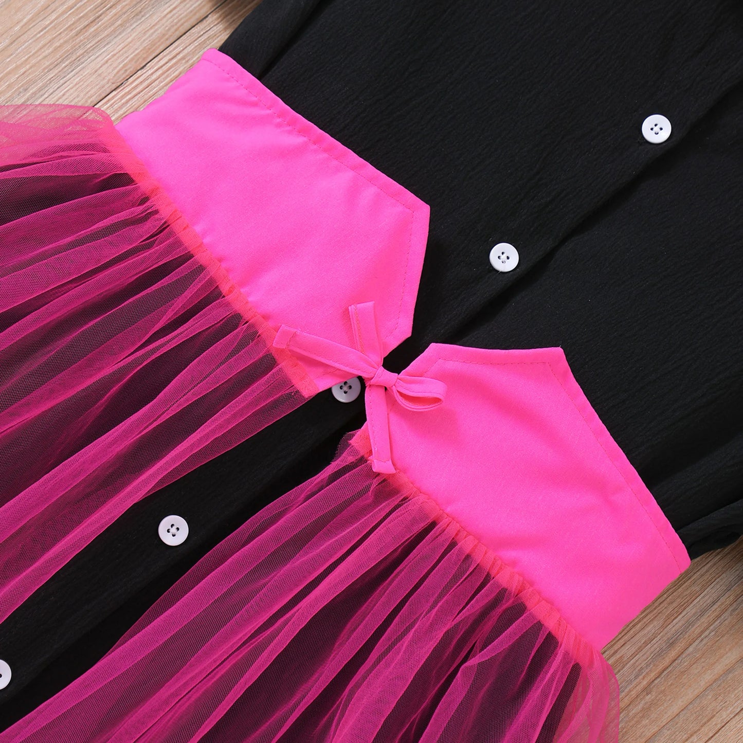 Teen Girl Dress Summer Black Retro Short Sleeve Children Dresses Fashion Girl Costume Party Big KIds Outfit 7 8 9 10 11 12Yrs