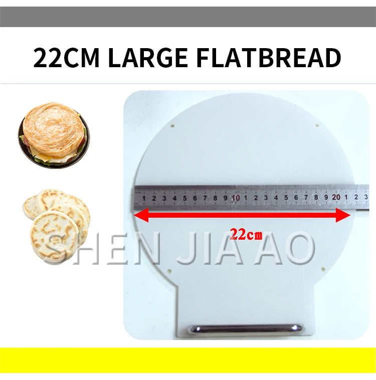 Noodle Pressing Machine 400pcs/H Electric Commercial Hand-grabbing Cake Pressing Machine Dough Flattening Machine Pressing Dough