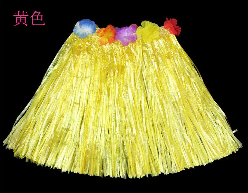 Halloween length30cmHula dance costume with garland for performance, Hawaiian children's hula outfit