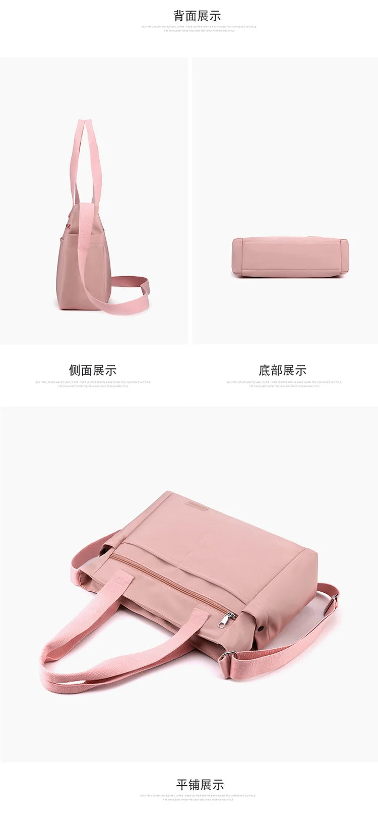 Women Bag Crossbody Nylon Large Capacity Shoulder Bag Lightweight Handbag Maternity Diaper Baby Bag For Mom Travel Dropshipping