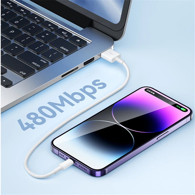 35W Fast Charging USB Cable For iPhone 6S 7 8 14 Plus X XR XS Max 11 12 13 Mini 14 Pro Max Rapid Charge Cord USB C PD Data Cable