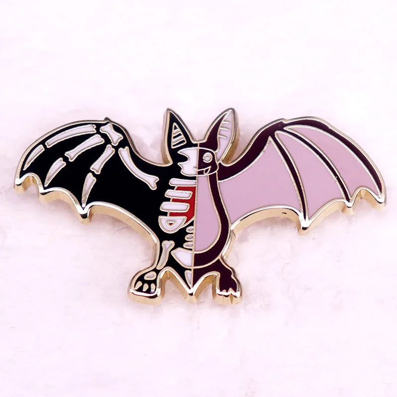Popular Halloween Costume Accessories Horror Ghost Skull Pumpkin Pin Metal Badge Holiday Jewelry Gift Wholesale