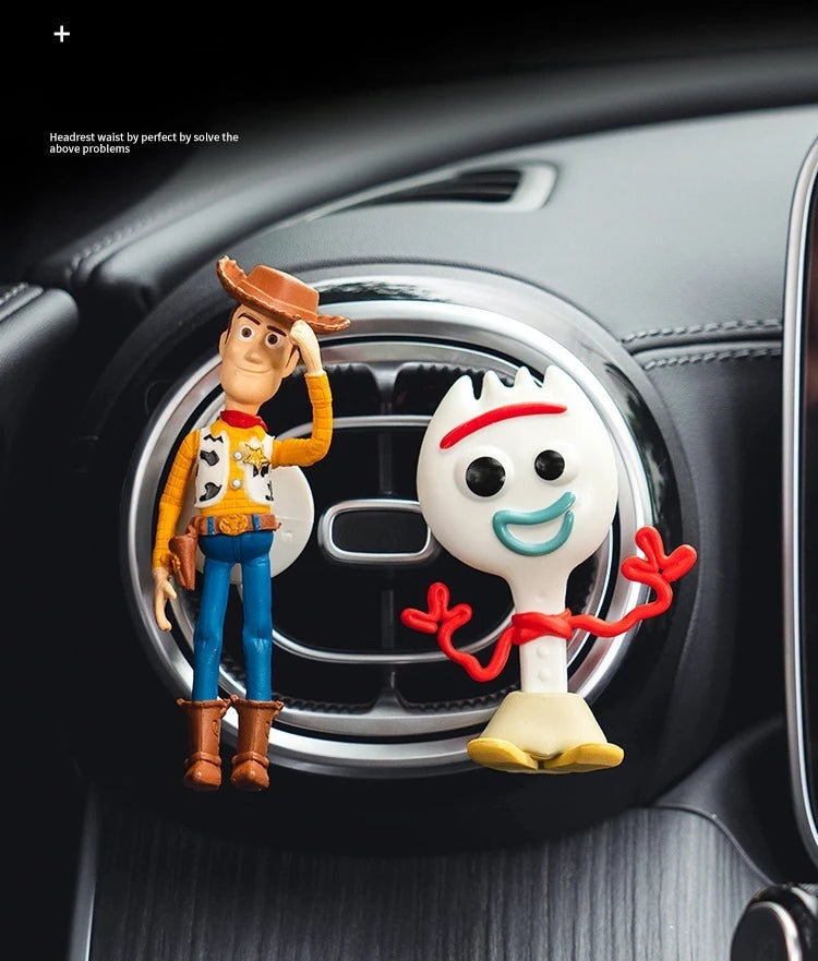 Anime Cartoon Perfume Car Clip Aromatherapy Interior Accessory Car Air Conditioner Outlet Mount Air Freshener Car Decorations