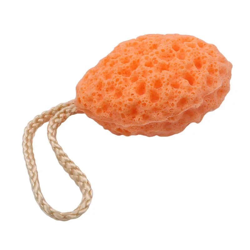 1PC Honeycomb Shape Newborn Baby Kids Bath Sponge Brushes Massage Baby Shower Exfoliating Body Face Cleaning Scrubber Newest