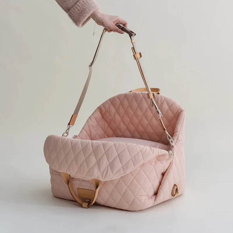 Large Size New Nylon Waterproof Pet Carrier Car Dog Cat Bag Removable Pet Bed Stylish Pet Bag - Crossbody/Shoulder