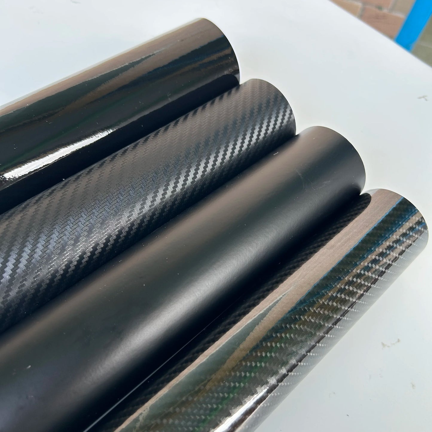 High Gloss Rearview Mirror Wrap Vinyl Car Tuning Stickers Car Styling Interior Films for Car Carbon Fiber Decals for Vehicle