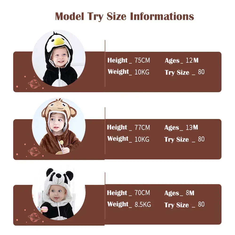 Newborn Baby Deer Animal Cartoon Romper Clothes Girls Pajamas Long Sleeve Hooded Onesies Infant Boys Costumes For Christmas