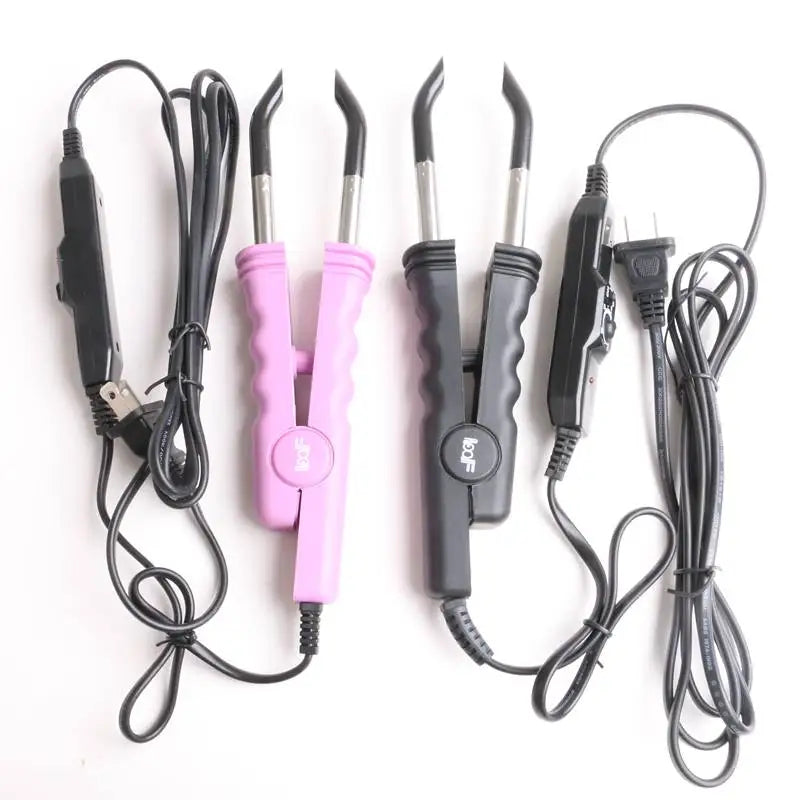 Loof Fusion Hair Extension Iron Keratin Bonding Tools Fusion Heat Connector Adjustable Temperature Fusion Heat Connector EU Plug