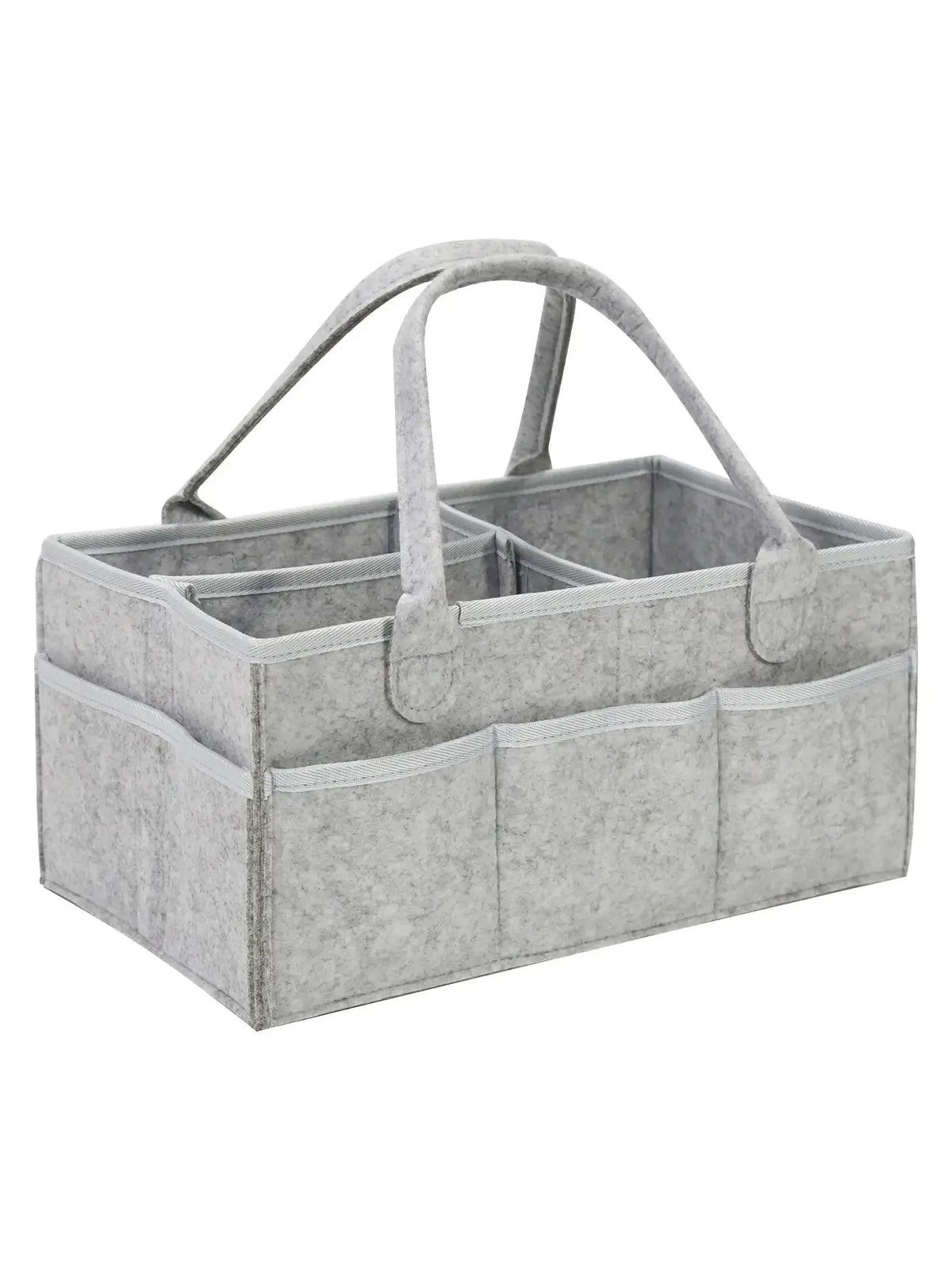 Baby Stroller Organizer - Foldable Mommy Tote Bag & Diaper Storage Hanging Basket | Portable & Thicken Design for Easy Access