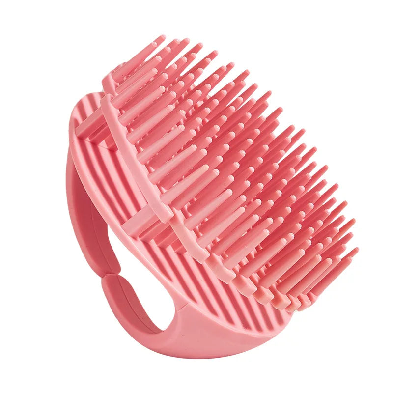 Silicone Shampoo Scalp Hair Massager Head Body Scalp Massage Brush Hair Washing Brush Scalp Exfoliator Brush Head Scrubber Tools