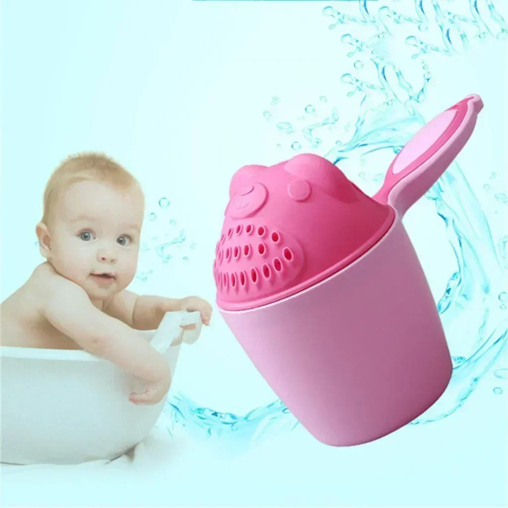 Baby Shampoo Rinse Cup Kids Bath Waterfall Rinser Children Bathing Baby Shower Spoons Child Washing Hair Cup Toddle Shampoo Cup