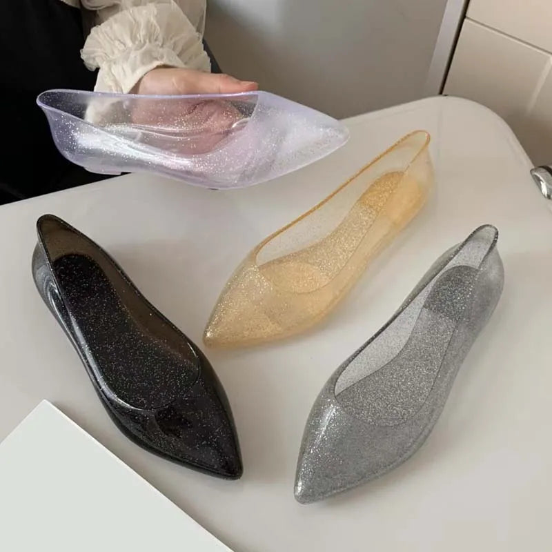 New Fashion Transparent Women's Shoes