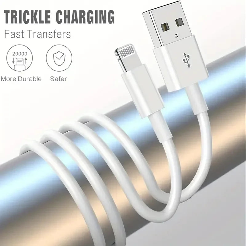 LAIHONEN 3PCS 5PCS MFi Certified USB-A to Lightning Cable, Fast Charging Cord Compatible with iPhone 14-6 Plus SE iPad