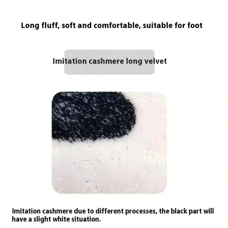 VIKAMA New Design Warm Wave Retro Winter Warm Non-slip Floor Mats Living Room Bedroom Sofa Washable Dirt-resistant Carpet