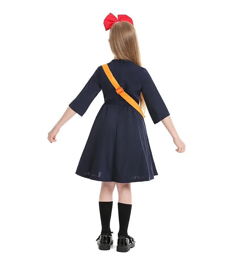 Children's Halloween Costumes Children's Clothes Little Witch Delivery Dress Miyazaki Hayao Cos Kiki Costume Love Live Cosplay