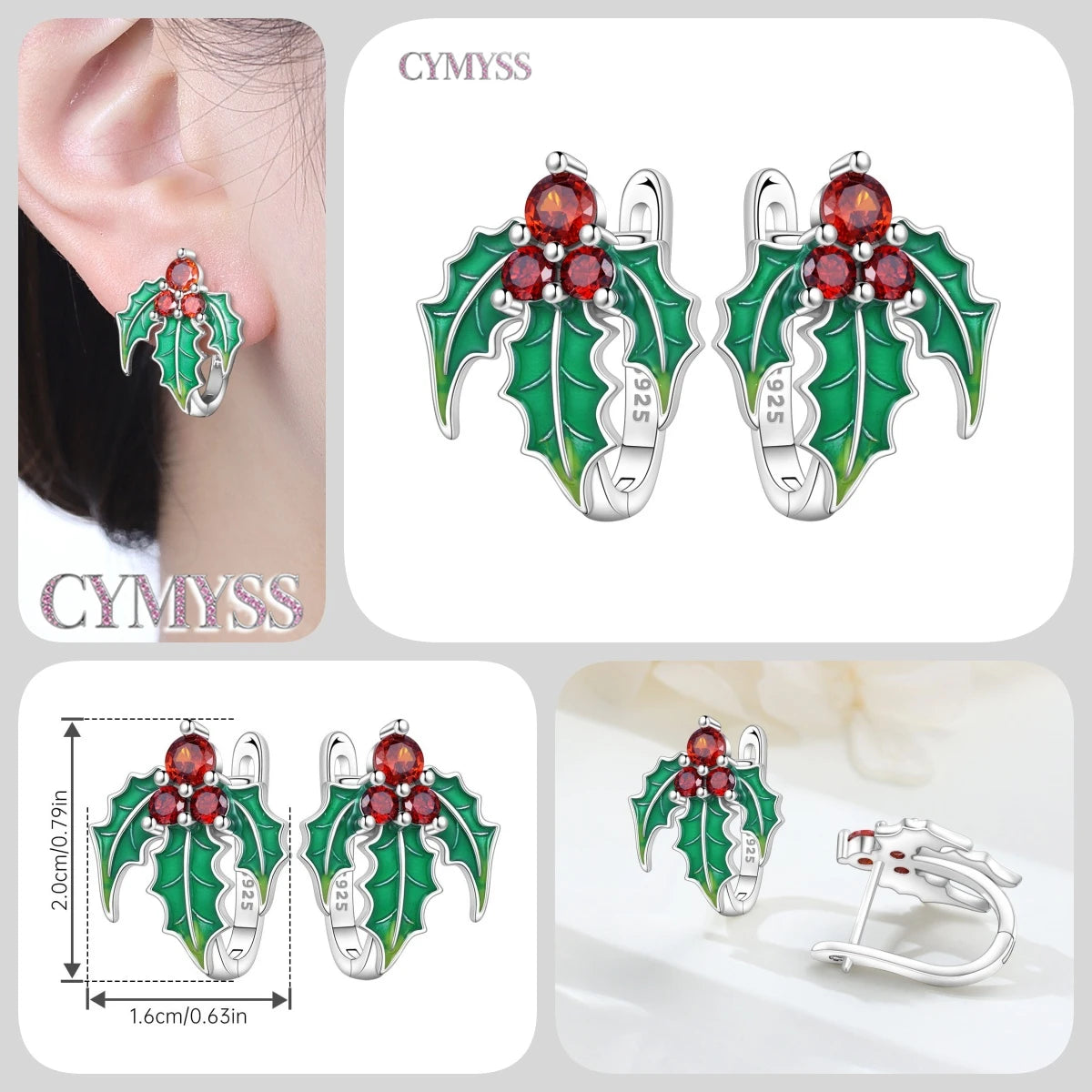 925 Sterling Silver Needle Iris Flower Hoop Earrings for Women Original Elegant Versatile Jewelry Birthday Party Fine Gift 2026