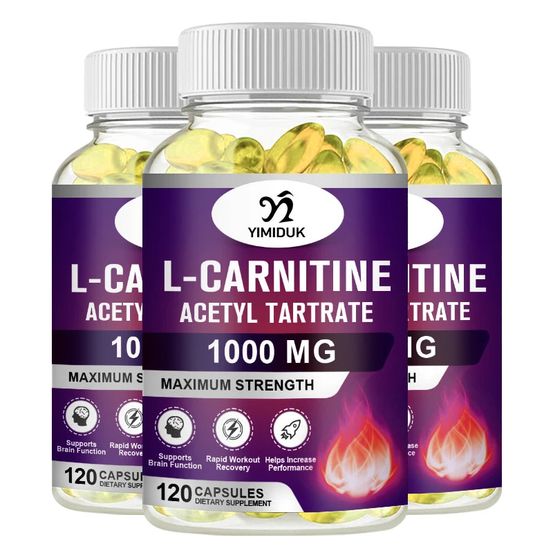 L Carnitine Supplement - Fast Absorbing, Convert Fat to Energy, Support Lean Muscle, Boost Workout Performance & Metabolism