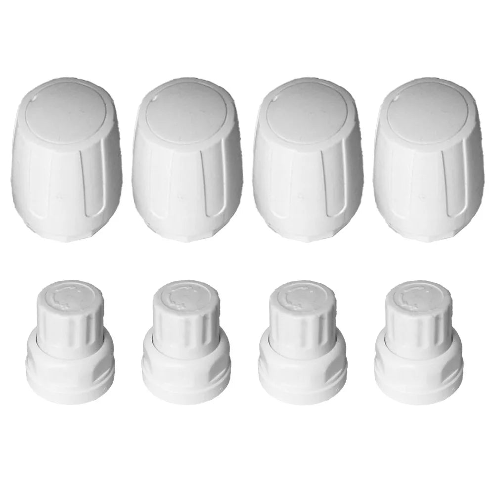 4pcs Radiator Valve Cap Floor Heating Manifold Hand Wheel Switch Replacement Valve Cover Auto Temperature Control Valve Switch