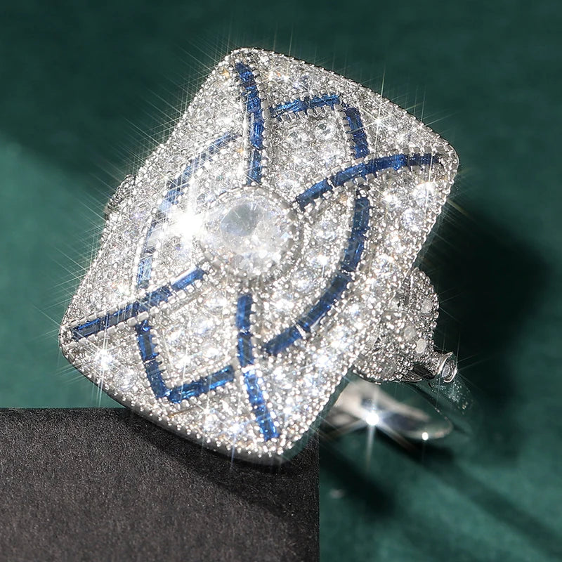 Exquisite Jewelry Accessories Suitable for Women Various Occasions Perfect Fashion Sparking Synthetic Zirconia Anniversary Gifts