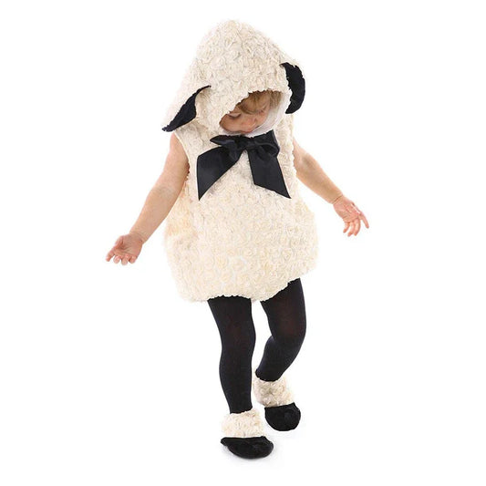 2025 Halloween Kids Costume Animal Themed Cosplay Party Costume Baby Girls Lamb Costume for Toddler Cosplay Costumes