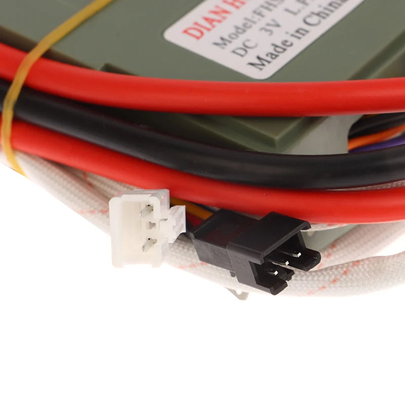 1Pc DC 3V Gas Stove Double Ignition With Temperature Control And Display Pulse Igniter 12 Wires For  Gas Water Heater.