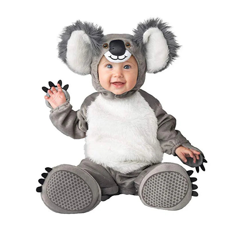 New Arrival High Quality Baby Boys Girls Halloween Dinosaur Costume Romper Kids Clothing Set Toddler Co-splay Triceratops