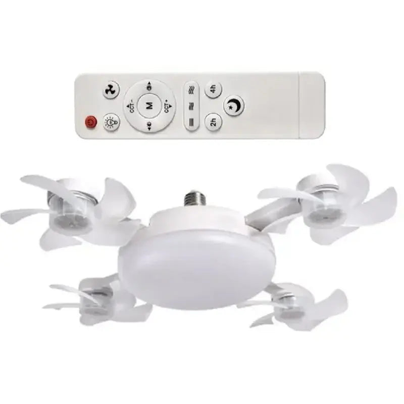 [B25B!】 Fan Light 2-In-1 Drone Design Ceiling Fan Light 60W Remote Control Included For Living Room For Entrance Hall Family Cor