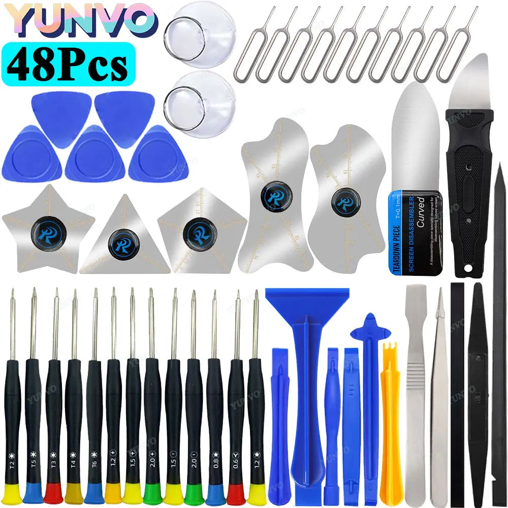 Universal Phone Disassembly Opening Screen Pry Repair Tool Kit Professional Mobile Phone Screwdriver Tools Kit For iPhone Xiaomi